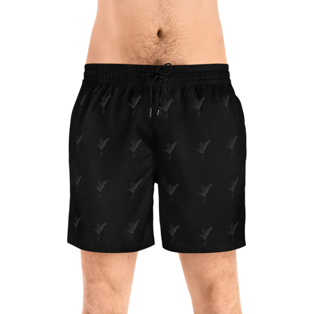 Black Shorts  — Men's Mid-Length Swimwear