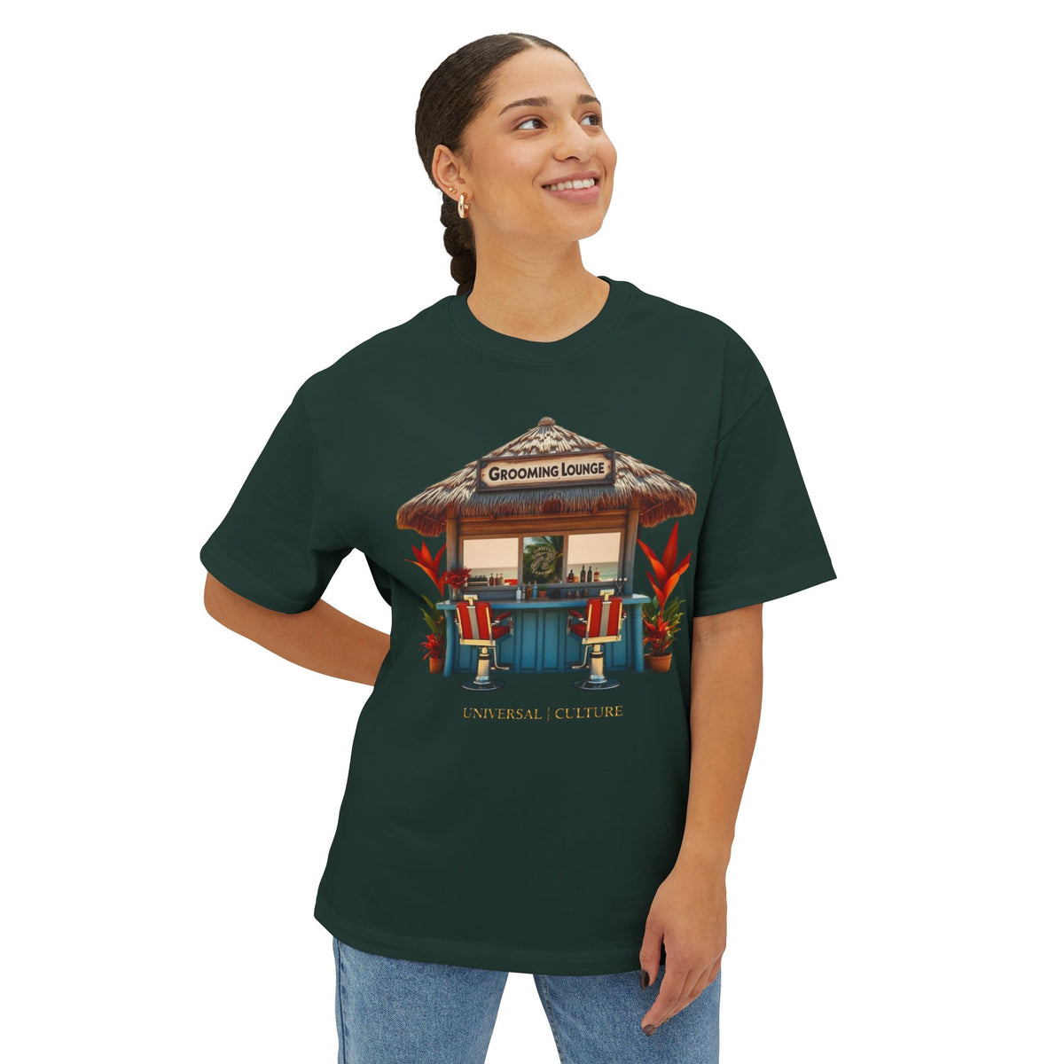 Grooming Lounge- CUT LIFE Vintage Beach Bar Graphic Shirt