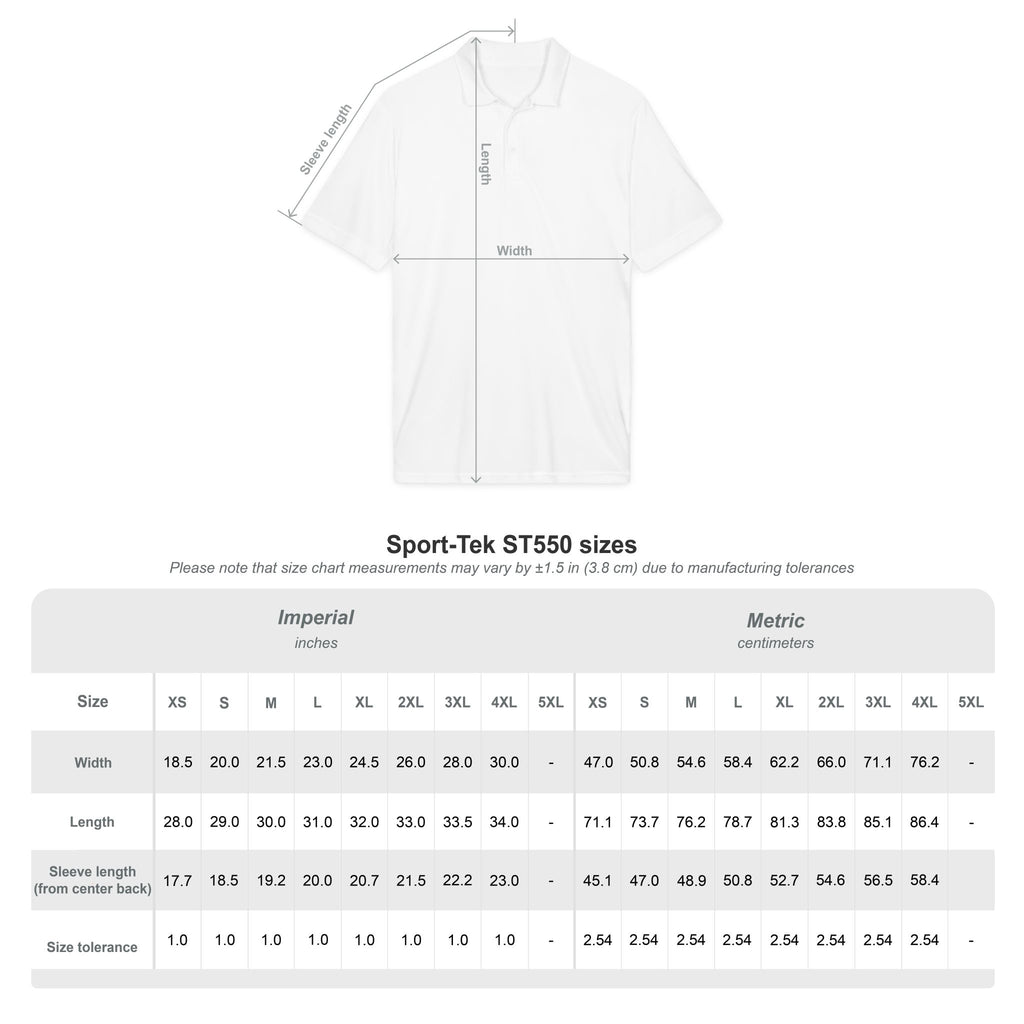 Embroidered Red Eagle Polo Shirt — Performance Sport Button-Up