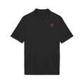 Embroidered Red Eagle Polo Shirt — Performance Sport Button-Up
